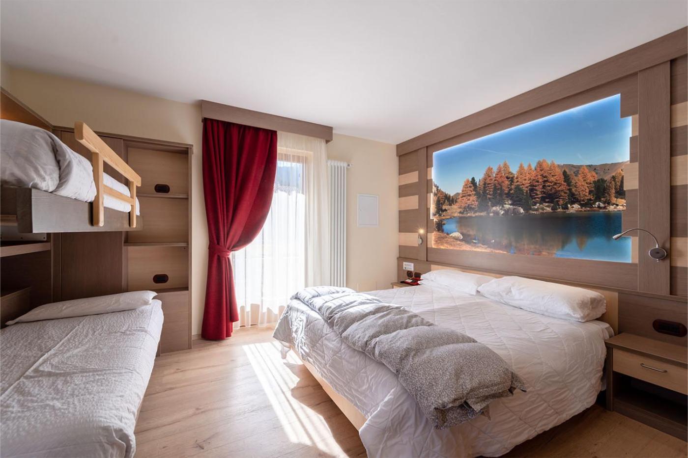 Berg Hotel Latemar Spitze Vigo di Fassa Bagian luar foto